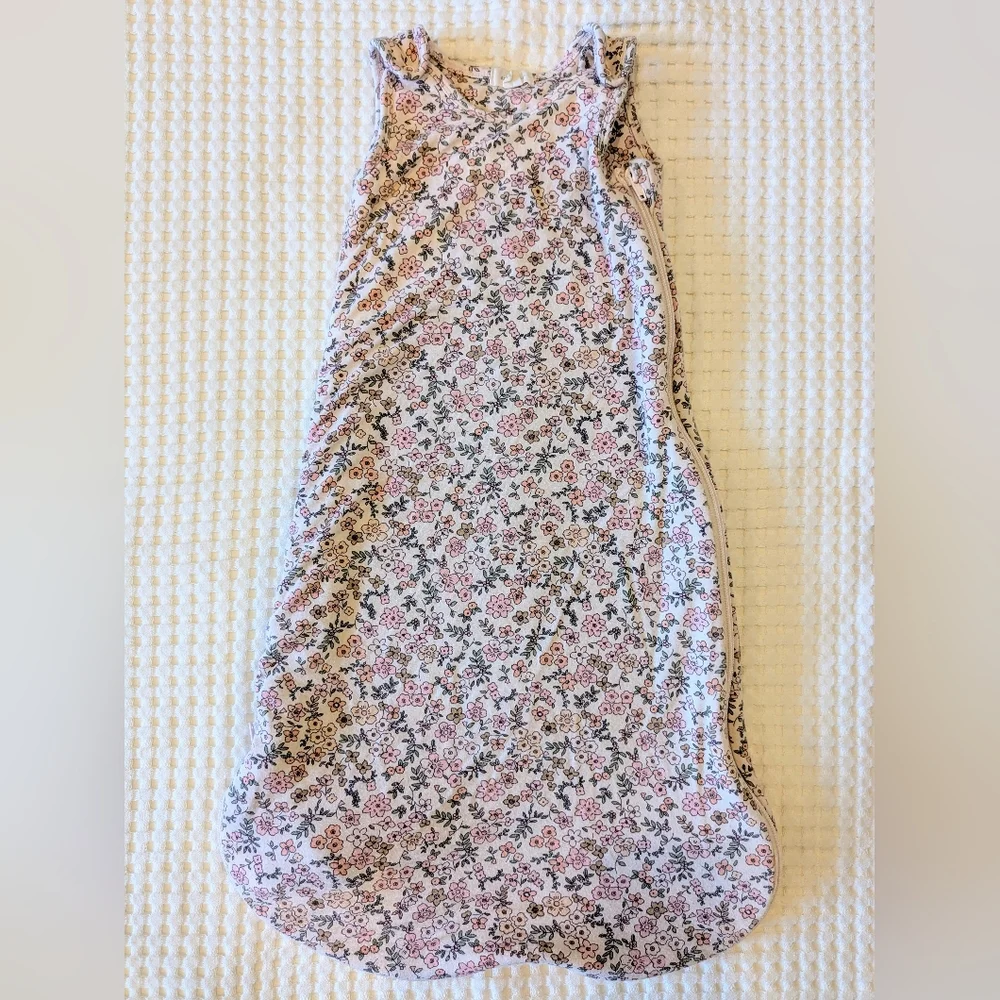 Angel Dear Bamboo Baby Sleepsack Size 6M Wearable Blanket Vintage Calico Floral